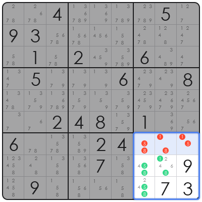 sudoku color cube